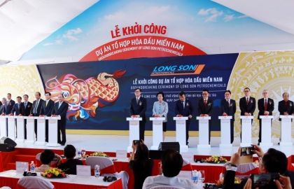 Khởi công dự án Tổ hợp Hóa dầu Miền Nam
